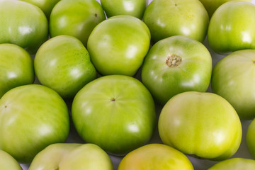 Set of a green tomato for background