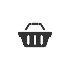 Fototapeta premium Shopping Basket Icon Vector, Retail Icon