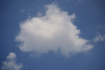 Obraz premium Blue sky with cloud 