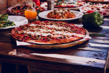 pizza artesanal de horno 