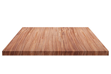 Wooden table surface on green field landscape soft blurry background, of free space for your copy and branding. Use as products display montage. Vintage style concept.