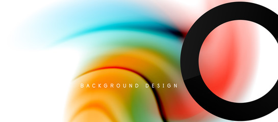 Abstract background, fluid mixing gradient liquid style colors composition. Vector Illustration For Wallpaper, Banner, Background, Card, Book Illustration, landing page