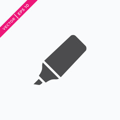 Highlight Icon, Vector in Glyph Style