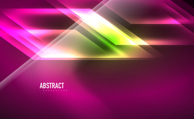 Obraz premium Dynamic neon shiny abstract background. Trendy abstract layout template for business or technology presentation, internet poster or web brochure cover, wallpaper