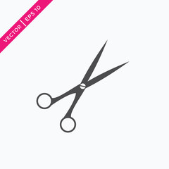 Scissors Icon, Vector in Glyph Style, Vector for Web