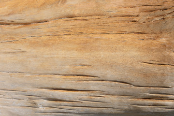 Naklejka na ściany i meble brown wood closeup texture or background.