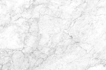 Fototapeta na wymiar White marble background or texture and copy space