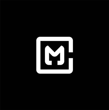 letter mc Logo design element Royalty Free Vector Image