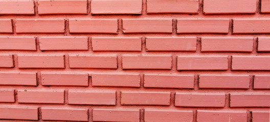 Obraz premium The school's wall surface is made of bricks.