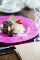 cheesecake with strawberry