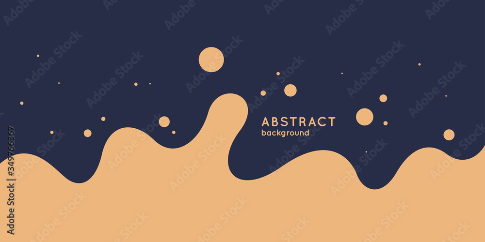 Poster modern backgrounds with abstract elements and dynamic shapes. compositions of colored spots. vector 