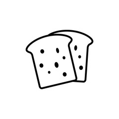 Bread Icon Design Vector Template