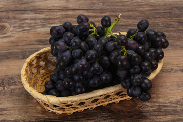 Fresh ripe sweet red grape