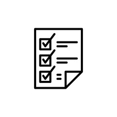 note list line icon