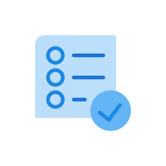 checklist flat icon