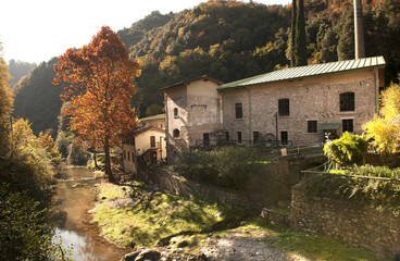 Papiermühlenmuseum im Valle delle Cartiere, Papiermühlental, Toscolano-Maderno, Gardasee, Lago del Garda, Provinz Brescia, Region Lombardei, Italien