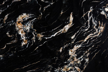 Natural black granite background for your individual design work.