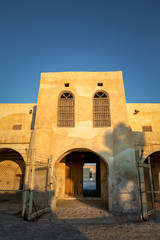 An entrance of Historical Old Al-Uqair port in Saudi Arabia.