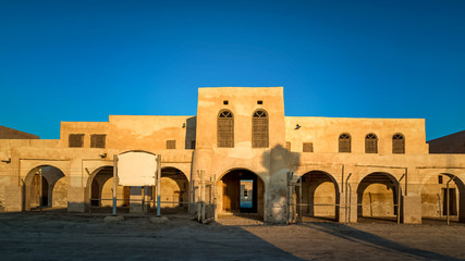Fototapeta premium An entrance of Historical Old Al-Uqair port in Saudi Arabia.