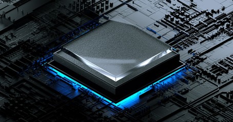 Chip technology data background