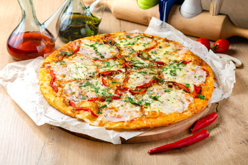 Pizza, jatlian pizza, slice of pizza