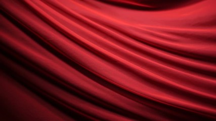 The chic and elegant texture of the moving folds of light red fabric on a black background under dramatic lighting. Slow Motion 200 FPS
- Powered by Adobe