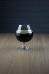 Glass of Beer or Cognac
