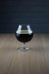 Glass of Beer or Cognac
