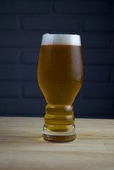 Glass of beer. Brazilian Craft Beer - IPA Glass