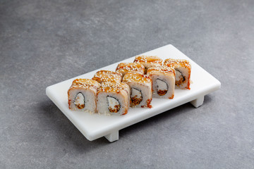 Sushi rolls, Japanese traditional cuisine