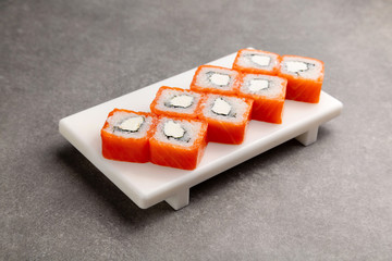 Sushi rolls, Japanese traditional cuisine