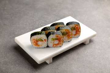 Sushi rolls, Japanese traditional cuisine