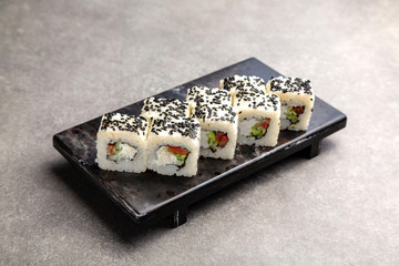 Sushi rolls, Japanese traditional cuisine