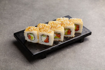 Sushi rolls, Japanese traditional cuisine