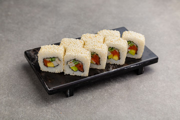 Sushi rolls, Japanese traditional cuisine