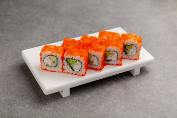 Sushi rolls, Japanese traditional cuisine