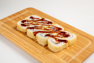 Sushi rolls, Japanese traditional cuisine