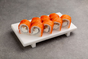 Sushi rolls, Japanese traditional cuisine