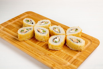 Sushi rolls, Japanese traditional cuisine