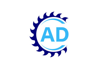 Initial Monogram Letter A D Logo Design Vector Template. Graphic Alphabet Symbol for Corporate Business Identity