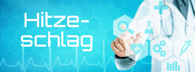 Arzt mit futuristischem Interface - Hitzeschlag