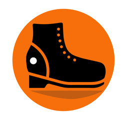 Ice Skating Shoes vector icon for app and web