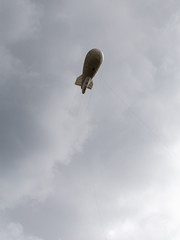Police airship rises to the sky for observation
