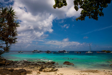 tropical beach in thailand