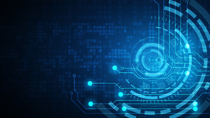 Fototapeta premium Gear circuit technology background
