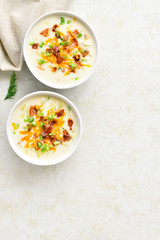 Potato creamy soup