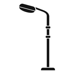 Light street pillar icon. Simple illustration of light street pillar vector icon for web design isolated on white background