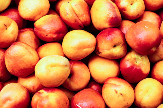 Nectarinas, mercado de blanes