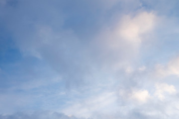 Beautiful sky with storm clouds. Background and texture for text