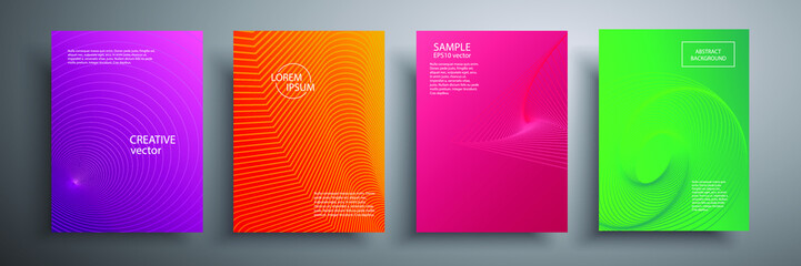 Obraz na płótnie Canvas Abstract vector illustration of cover with graphic geometric elements. Template for brochures, covers, notebooks, banners, magazines and flyers, modern website template design.